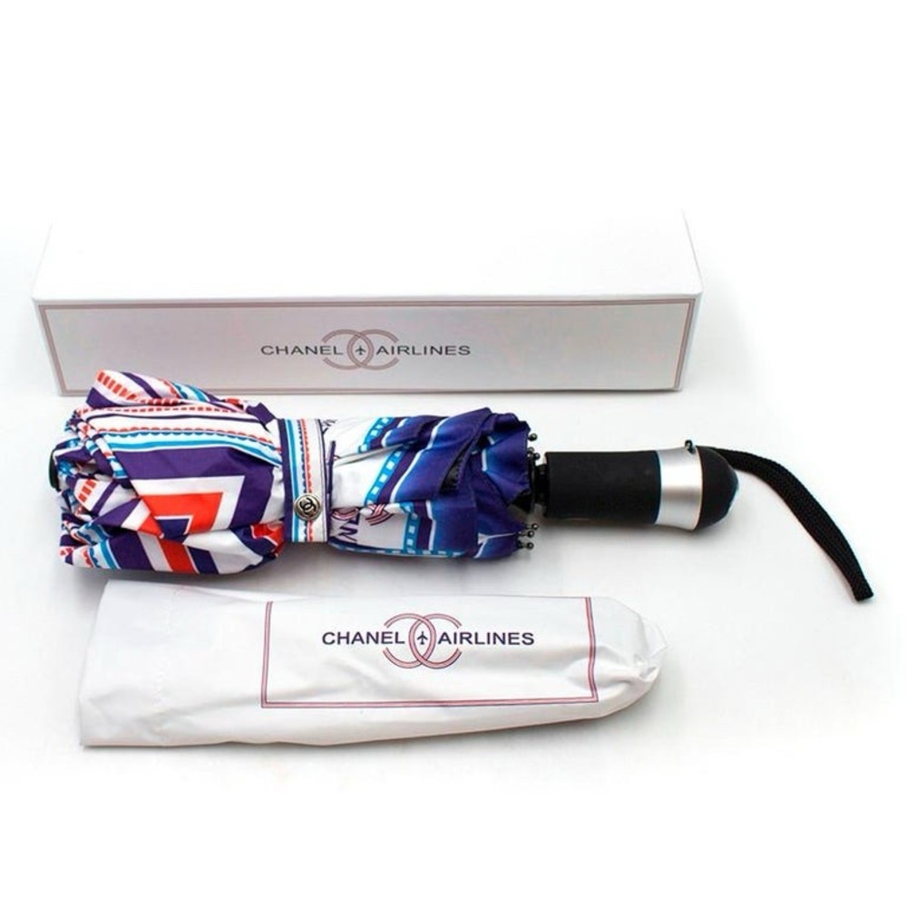 CHANEL Airlines Multicolor Umbrella NIB